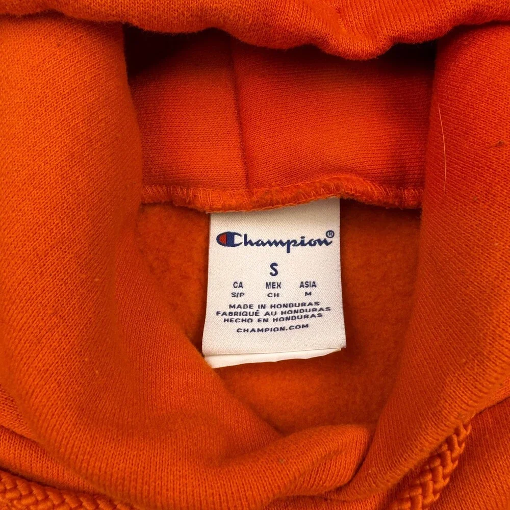 Syracuse Hoodie Mens Small Orange Champion Pullover Sweatshirt College Otto
